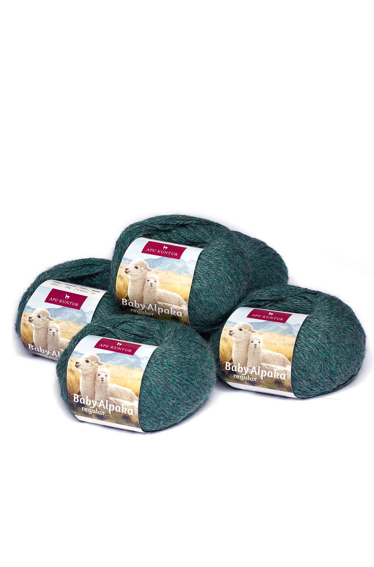 Alpaka Wolle REGULAR | 5x50g | 100% Alpaka | 36 Farben