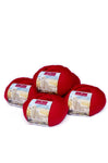 Alpaka Wolle REGULAR | 5x50g | 100% Alpaka | 36 Farben 02 rot one-size