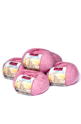 Alpaka Wolle REGULAR | 5x50g | 100% Alpaka | 36 Farben 34 rosa melange one-size