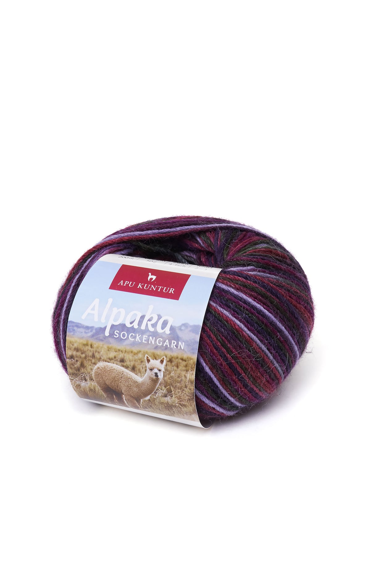 Alpaka Wolle SOCKENGARN | 50g | Alpaka-Woll-Mix 33 violett-lila one-size