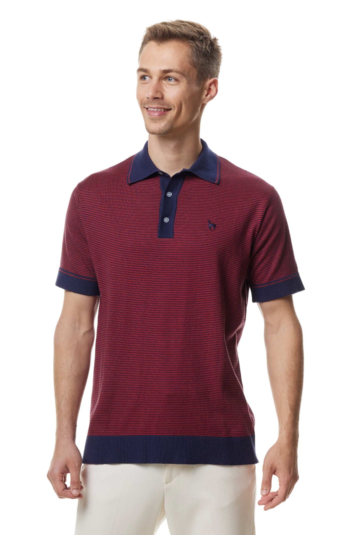 Polo Shirt Herren DIEGO aus 90% Bio Pima Baumwolle und 10% Royal Alpaka